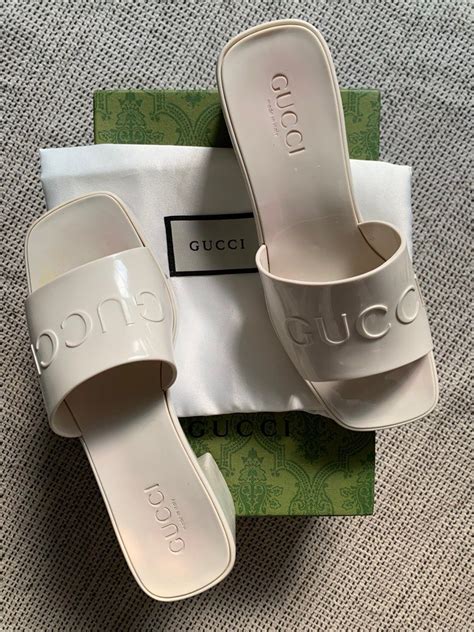 fake gucci jelly slides|gucci slides nordstrom.